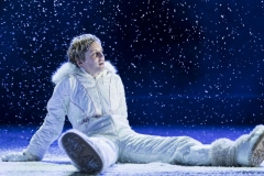 Denise Gough (Harper) in Angels in America - Millenium Approaches, National Theatre, April 2017 (photo by Helen Maybanks)