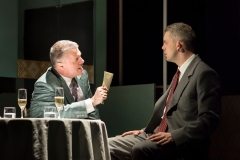 Nathan Lane (Roy M Cohn) and Russell Tovey (Joseph Pitt) in Angels in America - Millenium Approaches, National Theatre, April 2017 (photo by Helen Maybanks)