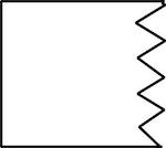 Symbol for a Fresnel on a lighting plan