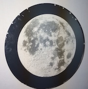 Glass moon gobo by DHA Lighting
