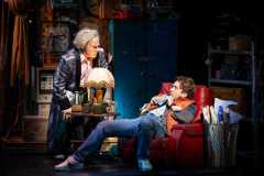 Roger Bart as Doc Brown and Olly Dobson as Marty McFly (c) Sean Ebsworth Barnes