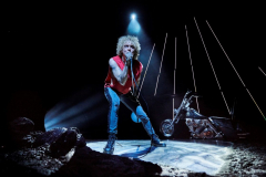 Andrew Polec as Strat in Bat Out Of Hell the Musical. Photo by Specular (from Ticketmaster)