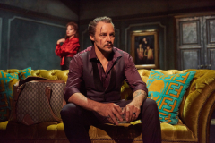 Sharon Sexton as Sloane & Rob Fowler as Falco in Bat Out Of Hell the Musical. Photo by Specular (from Ticketmaster)