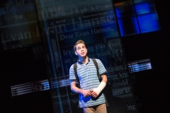 Dear Evan Hansen, photo by Matthew Murphy, December 2016 (from Broadway.com)