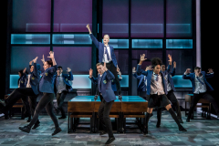 John McCrea as Jamie and the company. Photo by Johan Persson