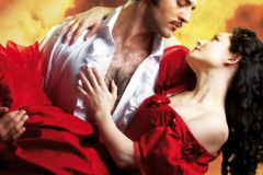 Darius Danesh and Jill Paice in publicity artwork for the New London Theatre production