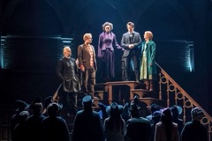 L-R: Alex Price (Draco Malfoy), Paul Thornley (Ron Weasley), Noma Dumezweni (Hermione Granger), Jamie Parker (Harry Potter) and Poppy Miller (Ginny Potter). Photo by Manuel Harlan (from the official website)
