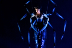 Christina Sajous singing Rise Above in Spider-Man, Turn Off the Dark (photo by Jacob Cohl)