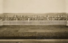 The Whip - Act IV, Scene 3 - racecourse. Scene designed by R McCleery. Stage Mechanics by Bruce Sensation Smith