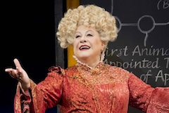 Sue Kelvin (Madame Morrible). Photo by Matt Crockett (from the Wicked London website)