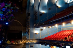Interior of the auditorium, photographed during the run of Matilda (c) Really Useful Theatres, from the official website