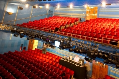 Interior of the auditorium, photographed during the run of Matilda (c) Really Useful Theatres, from the official website