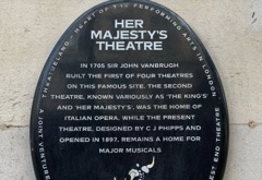 SOLT Information Plaque, September 2021 (c) Theatrecrafts.com