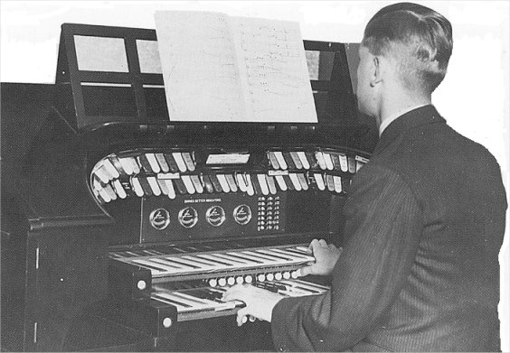Fred Bentham at the Light Console