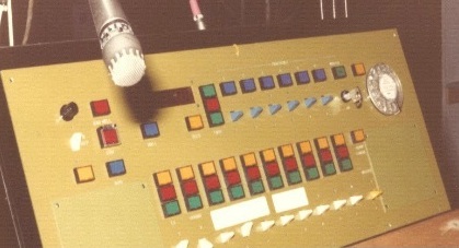 1980s SM Desk at the Northcott Theatre, Exeter, with GPO switches (from Cueline magazine, December 2012)