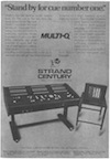 Multi-Q Advert (Summer 1977) Theatre Design and Technology)