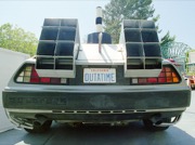 Rear of the Delorean