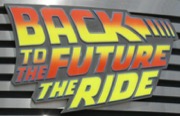 Back to the Future Ride Sign, April 2006